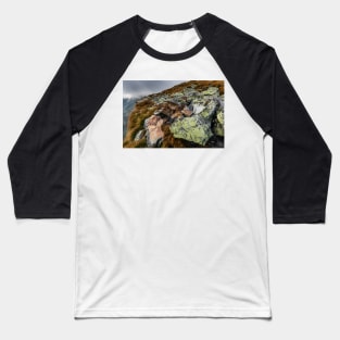 Alpine landscape with rocks Baseball T-Shirt